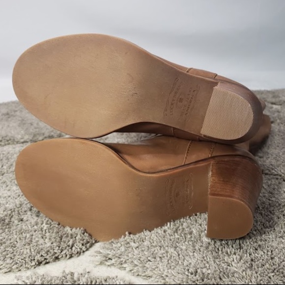 SOLD Lucky Brand Leather Rider Boots in Tuscany - Picture 6 of 8